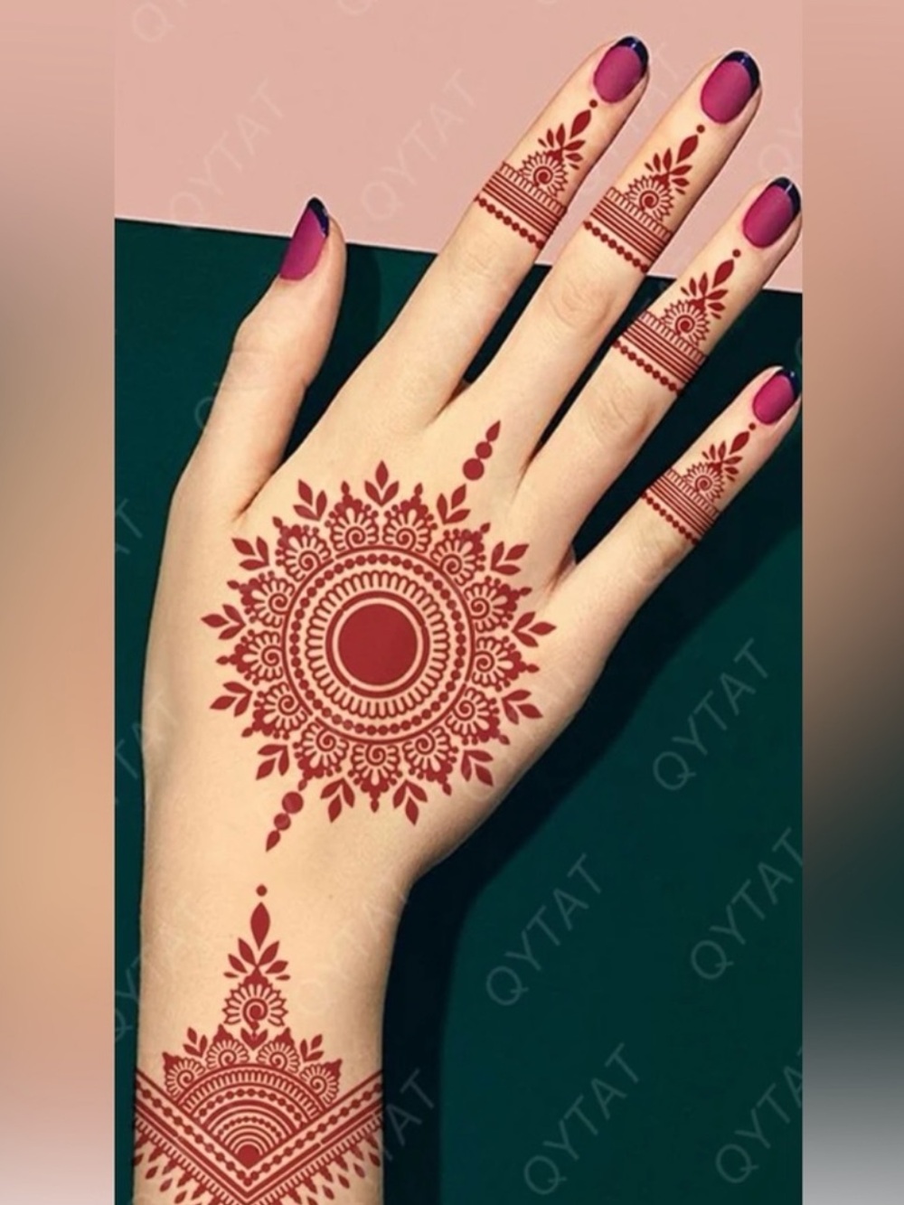 New Temporary henna Tattoo stickers waterproof